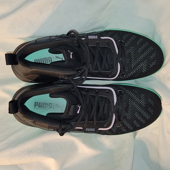 Puma Legacy Dark Mode Basketball Mens Size 14 Athletic Shoes 193419-01 - Picture 7 of 8